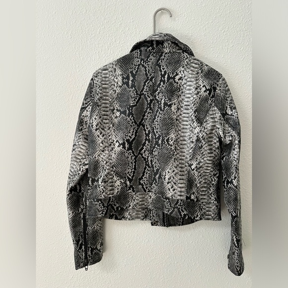 Blank NYC Faux Leather Moto Jacket Sz M - Picture 8 of 8